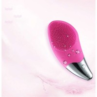 Small Silicone Facial Cleansing Instrument Deep Cleaning Sonic Electric Face Washing Brush